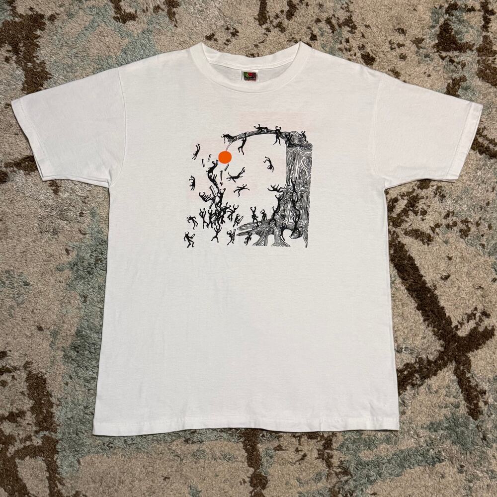 Vintage 1999 Sunny Day Real Estate Thief Steal Me a Peach Shirt Size Large Emo - Picture 3 of 7